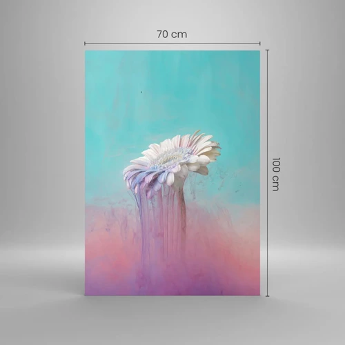 Obraz na skle - Záhrobia kvetín - 70x100 cm
