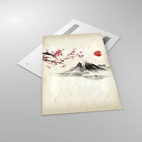 Obraz na skle - Zamilujte sa do Japonska - 80x120 cm