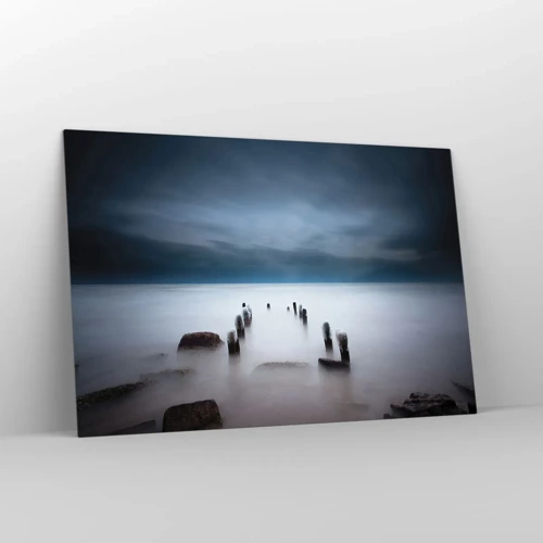 Obraz na skle - Zamyslené jazero - 120x80 cm