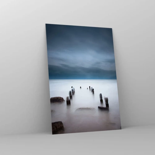 Obraz na skle - Zamyslené jazero - 70x100 cm