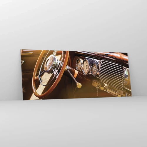 Obraz na skle - Závan luxusu z minulosti - 100x40 cm