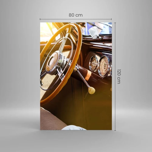 Obraz na skle - Závan luxusu z minulosti - 80x120 cm