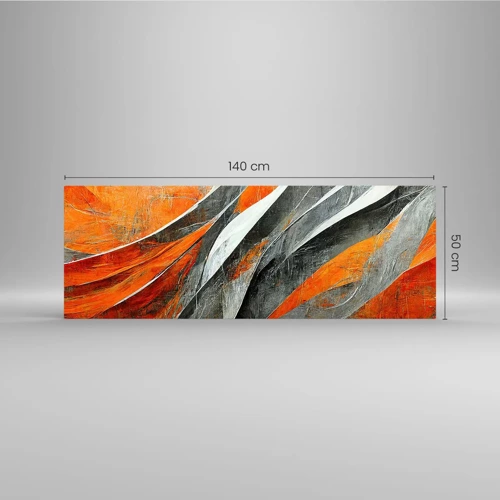 Obraz na skle - Žiar a chlad - 140x50 cm