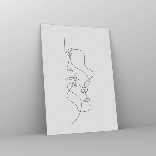 Obraz na skle - Žiar vášnivých túžob - 50x70 cm
