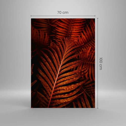 Obraz na skle - Žiar života - 70x100 cm