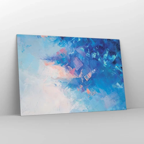 Obraz na skle - Zimná abstrakcia - 120x80 cm
