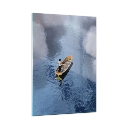 Obraz na skle - Život – cesta – neistota - 50x70 cm