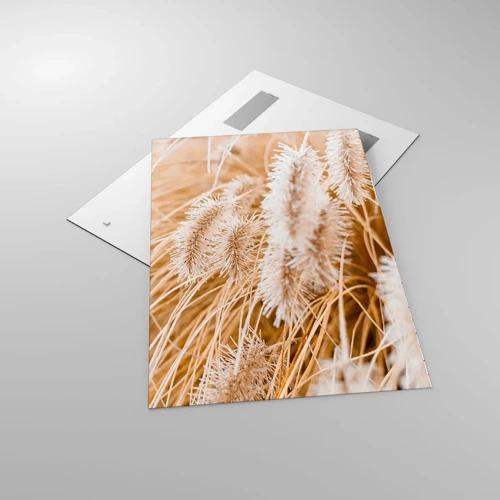 Obraz na skle - Zlaté šušťanie tráv - 70x100 cm
