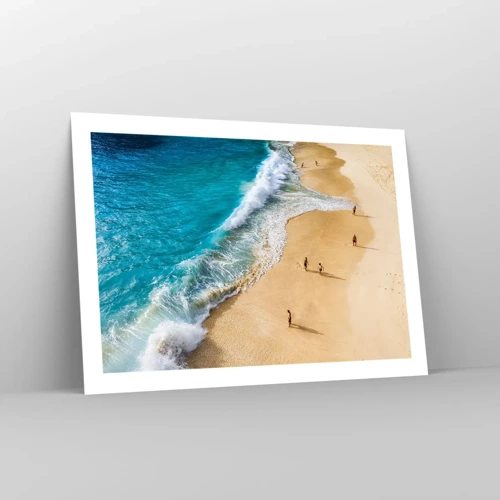 Plagát - A potom slnko, pláž… - 70x50 cm