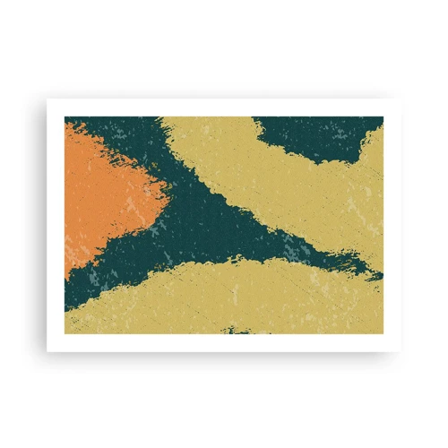Plagát - Abstrakcia – spomalený pohyb - 70x50 cm