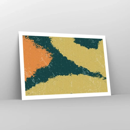 Plagát - Abstrakcia – spomalený pohyb - 91x61 cm