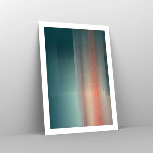 Plagát - Abstrakcia: vlny svetla - 50x70 cm