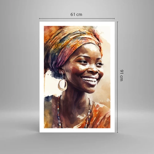 Plagát - Africká kráľovná - 61x91 cm