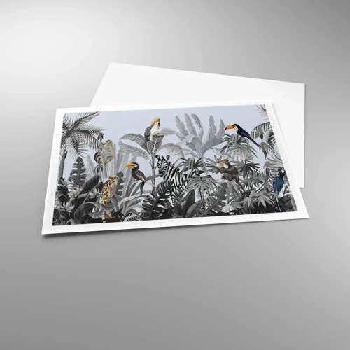 Plagát - Africká rozprávka - 100x70 cm
