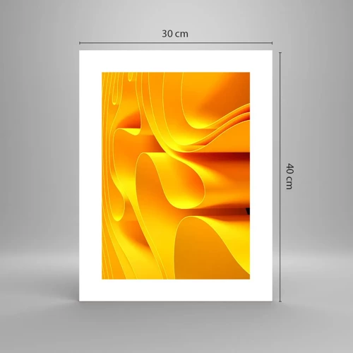 Plagát - Ako slnečné vlny - 30x40 cm
