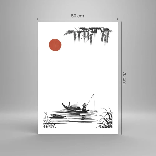 Plagát - Ázijské popoludnie - 50x70 cm