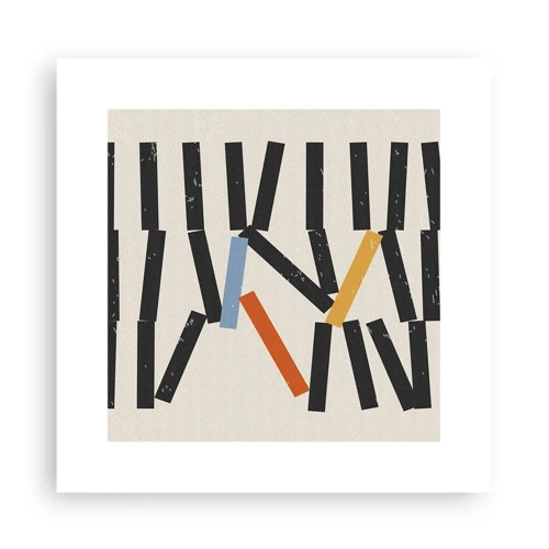 Plagát - Domino – kompozícia - 30x30 cm
