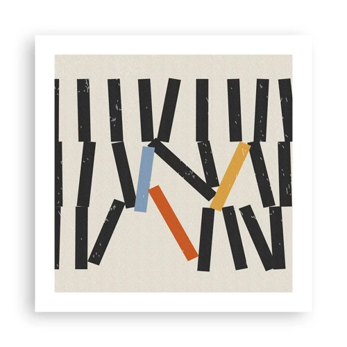 Plagát - Domino – kompozícia - 50x50 cm