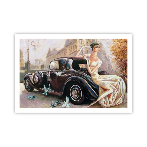 Plagát - Elegancia v retro štýle - 91x61 cm