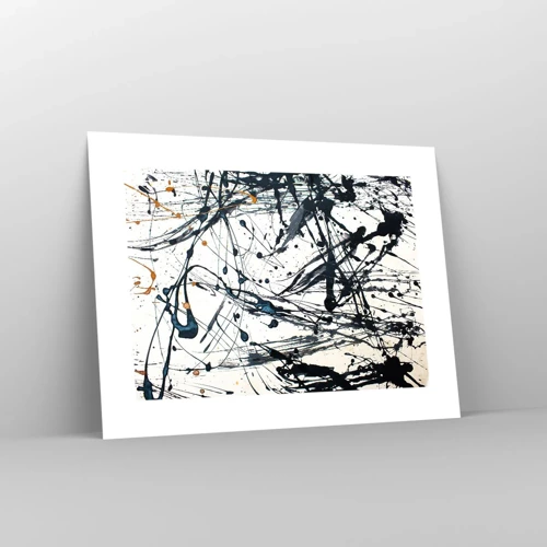 Plagát - Expresionistická abstrakcia - 40x30 cm