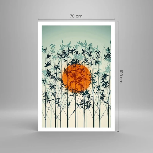 Plagát - Japonské slnko - 70x100 cm