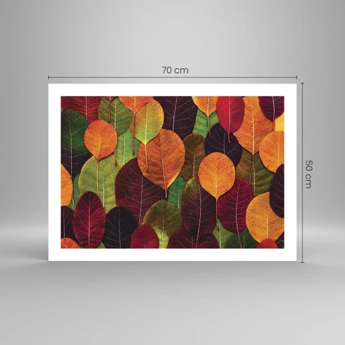 Plagát - Jesenná mozaika - 70x50 cm