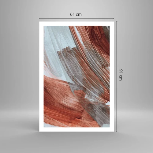 Plagát - Jesenná veterná abstrakcia - 61x91 cm