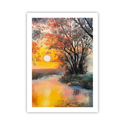 Plagát - Jesenný nádych - 50x70 cm