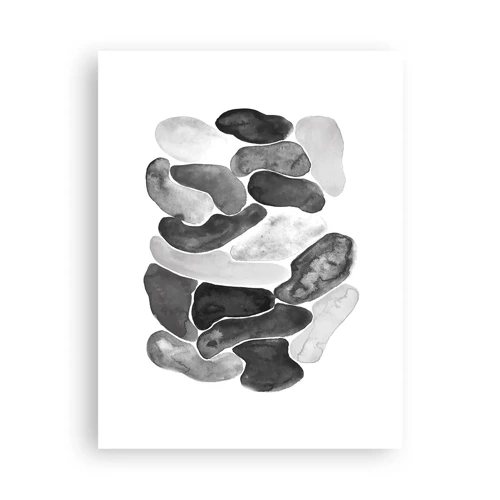 Plagát - Kamenistá abstrakcia - 30x40 cm