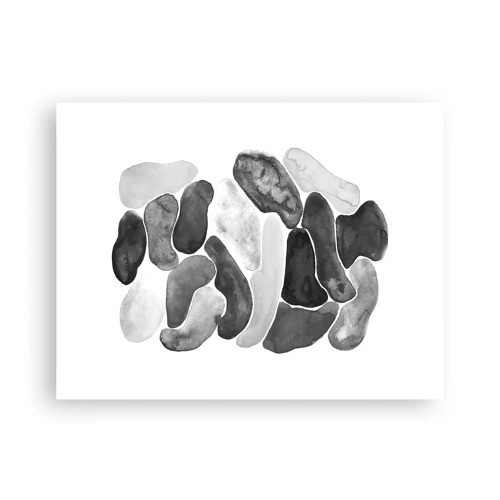 Plagát - Kamenistá abstrakcia - 40x30 cm