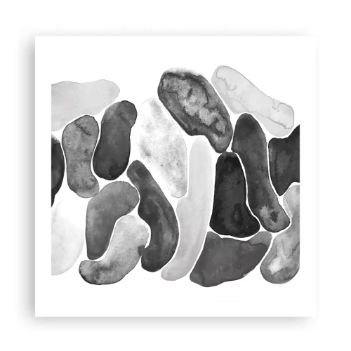 Plagát - Kamenistá abstrakcia - 60x60 cm