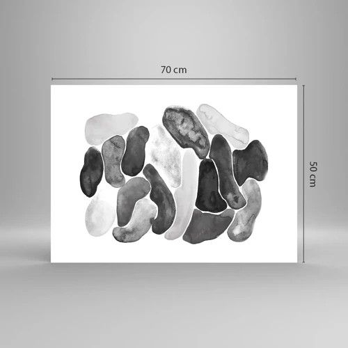 Plagát - Kamenistá abstrakcia - 70x50 cm