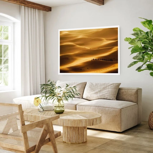 Plagát - Karavána na vlnách púšte - 91x61 cm