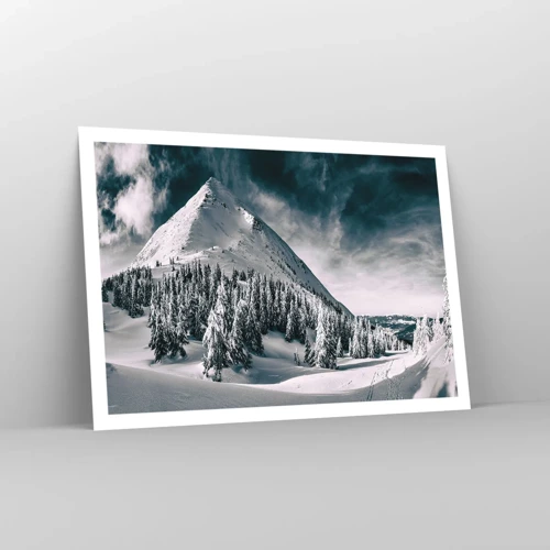 Plagát - Krajina snehu a ľadu - 100x70 cm