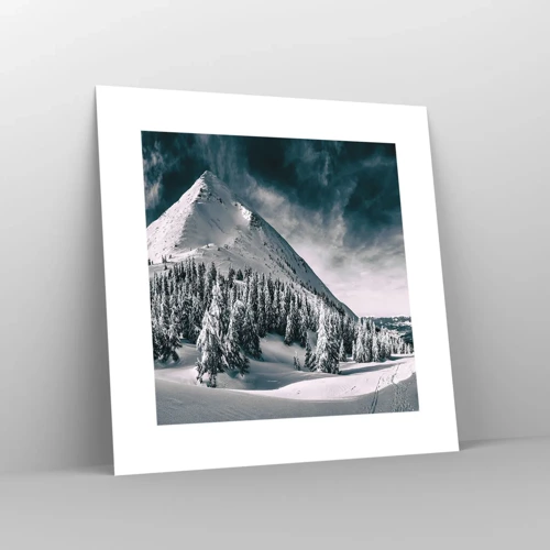 Plagát - Krajina snehu a ľadu - 30x30 cm