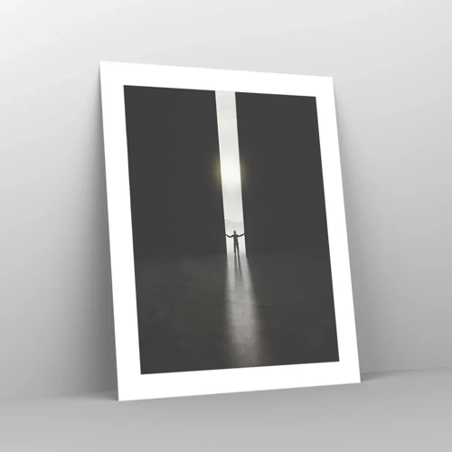 Plagát - Krok k svetlej budúcnosti - 40x50 cm