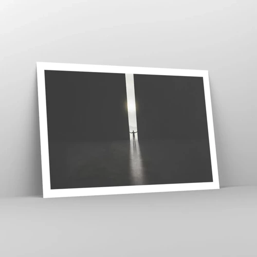 Plagát - Krok k svetlej budúcnosti - 91x61 cm