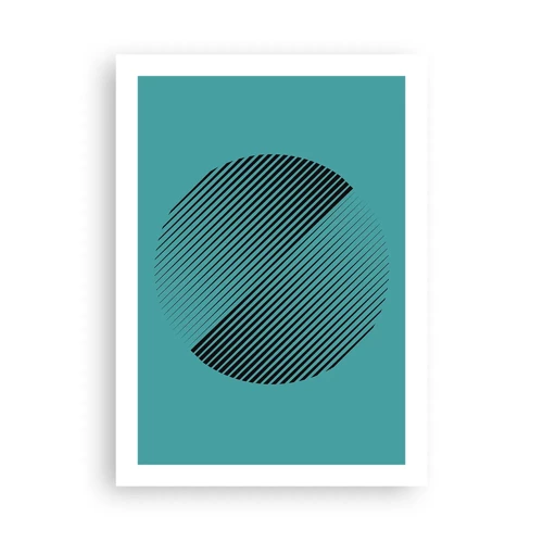 Plagát - Kruh – geometrická variácia - 50x70 cm