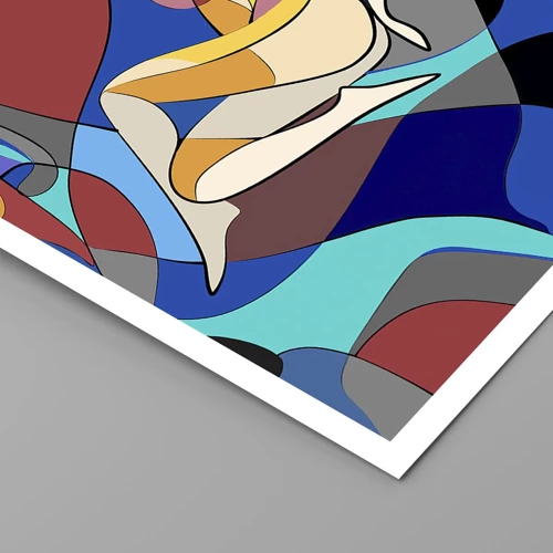 Plagát - Kubistický akt - 40x50 cm