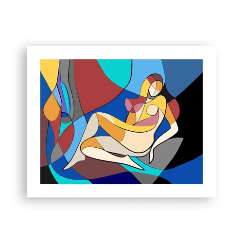 Plagát - Kubistický akt - 50x40 cm