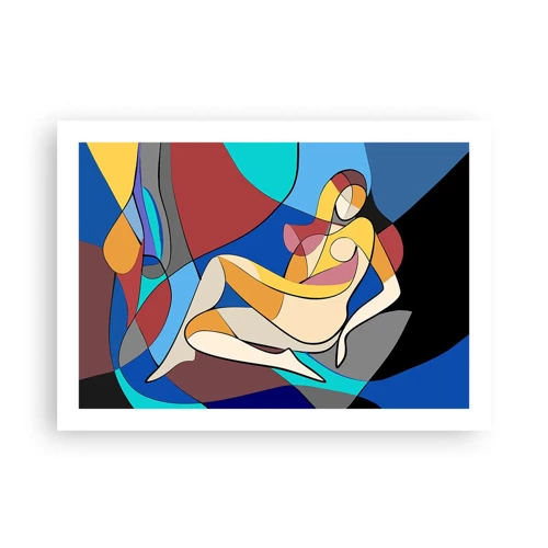 Plagát - Kubistický akt - 70x50 cm