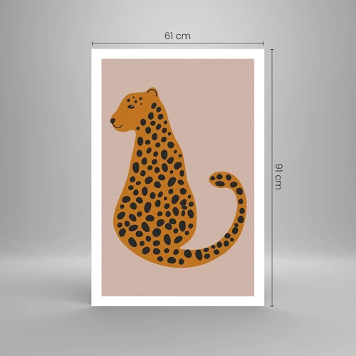 Plagát - Leopardný vzor je v móde - 61x91 cm