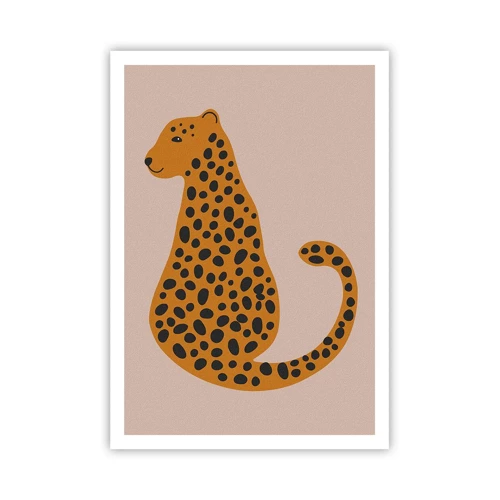 Plagát - Leopardný vzor je v móde - 70x100 cm