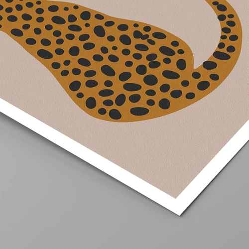 Plagát - Leopardný vzor je v móde - 70x100 cm