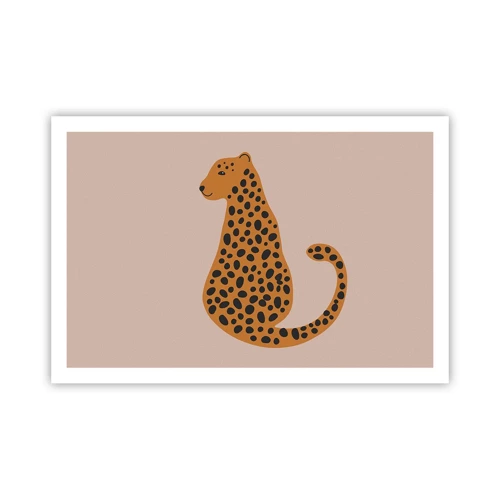 Plagát - Leopardný vzor je v móde - 91x61 cm