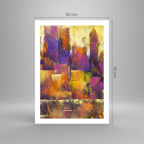 Plagát - Metropolitná kompozícia - 50x70 cm