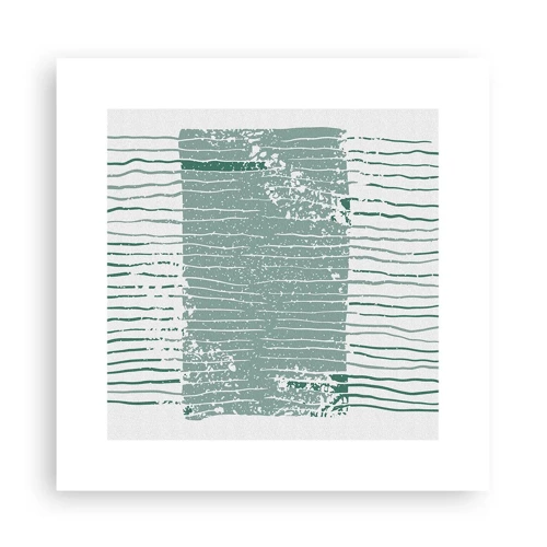 Plagát - Morská abstrakcia - 30x30 cm