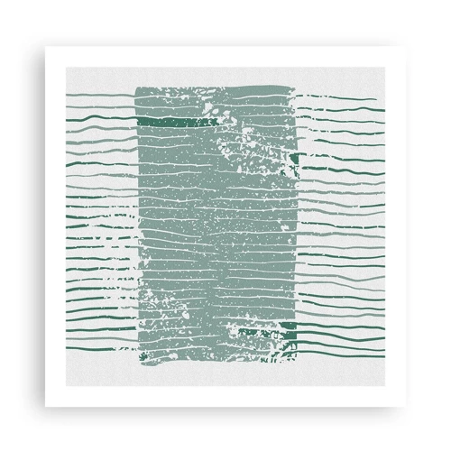 Plagát - Morská abstrakcia - 60x60 cm