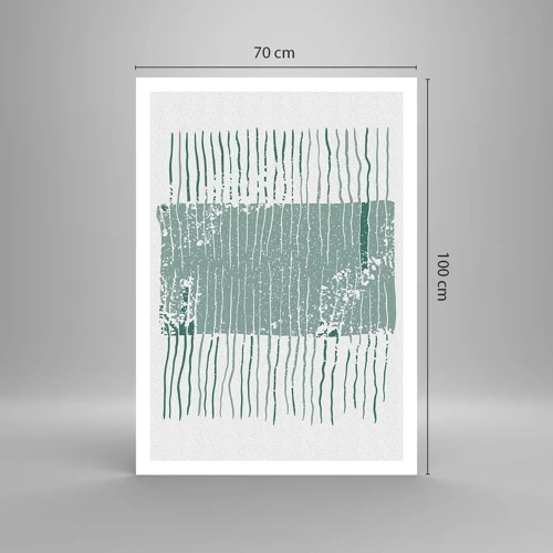 Plagát - Morská abstrakcia - 70x100 cm