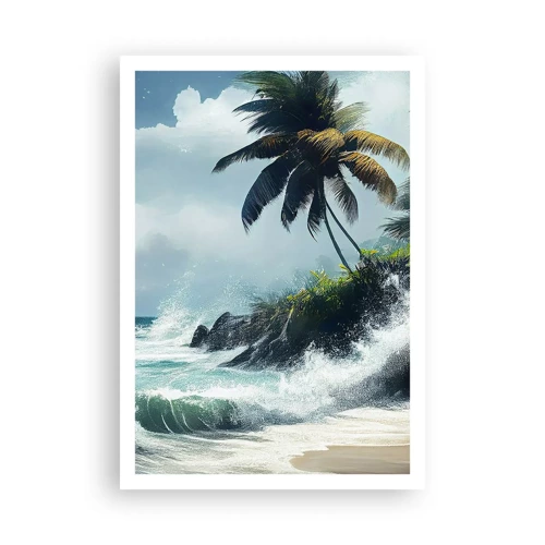 Plagát - Na tropickom pobreží - 70x100 cm